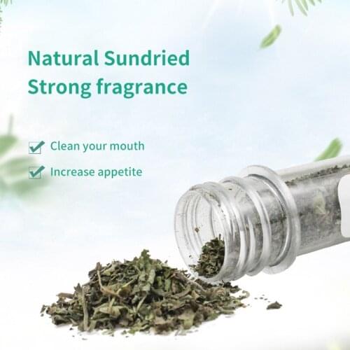 45ml Cat Toys Catnip Grass Menthol Cat Mint for Kitten Healthy Safe Edible Treating Cat Catnip Cat Treat Toy