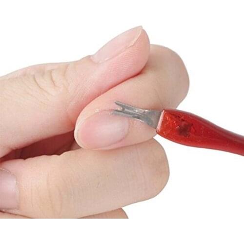5pcs/lot Cuticle Pusher Trimmer Remover Tips Pedicure Manicure Salon Care DIY Professional Cosmetic Nail Art Tools