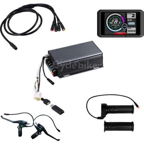 72v 150A Sabvoton sinewave controller 5000W Hub Motor rear wheel electric bike kit