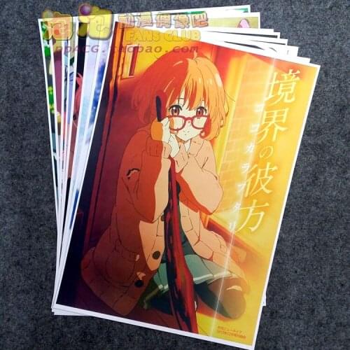 8Pcs Beyond the Boundary Picture Posters Figures Poster 42x29cm Toys for Wall Home Decoration Kids Adult Gift