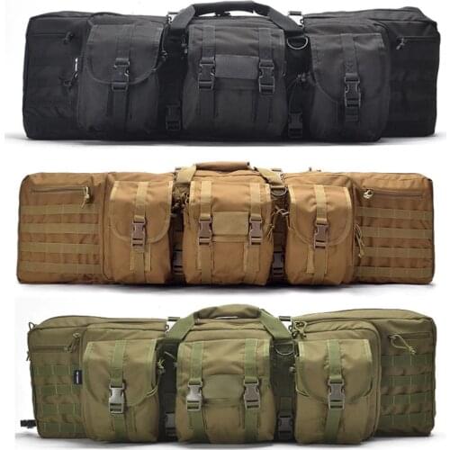 93cm / 118cm Heavy Duty Rifle Gun Bag Military Army Shooting Arisoft Air Gun Case Tactical Hunting Gun Carry Shoulder Backpack