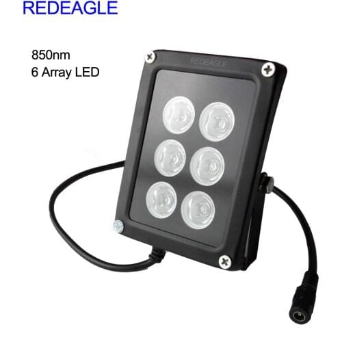 CCTV Fill Light 6 Array LED 850nm Infrared Night Vision Light For CCTV Home Smart IP AHD TVI Camera