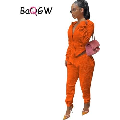 Fleece Sweatsuits Fall Clothes for Women Zip Up Cropped Hoodies Pants Tracksuit Casual Two Piece Set Jogger Fuzzy Outfit Winter