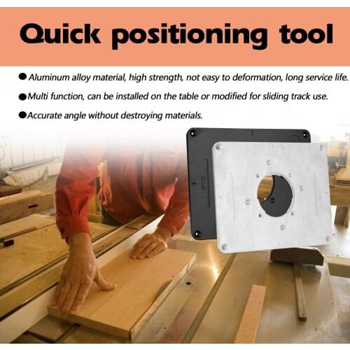 Trimming Machine Flip Panel Woodworking Milling Flip Board Woodworking Router Table Insert Plate Woodworking Tools workbench