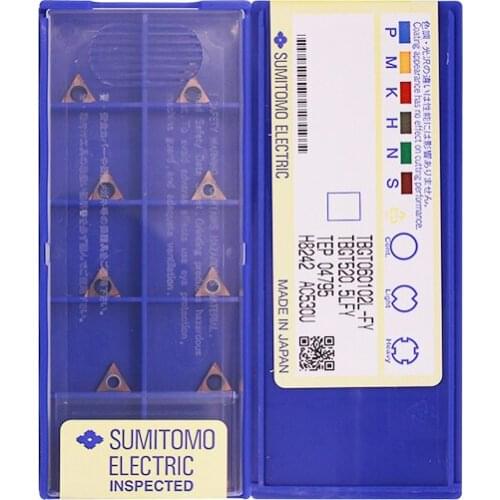 Original Carbide Insert CNC TBGT060102L-FY AC530U Stainless Steel