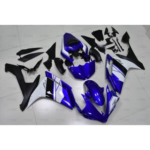 Plastic Fairings for YAMAHA YZFR1 2008 YZF R1 Plastic Fairings 2008 YZF R1 Body Kits 2007 - 2008 Blue White