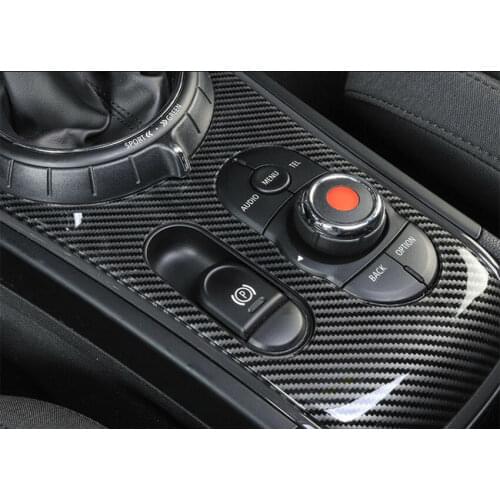 Fit For MINI Cooper F60 2017 2018 2019 High quality Carbon Fiber Car Interior Gear Shift Panel Cover Trim