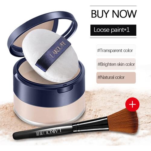 Transparent Loose Powder Matte Setting Finish Foundation Makeup Powder Oil-control Waterproof Professional Makeup Cosmetic TSLM