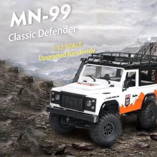 RC Car 2.4G 1/12 4WD RTR MN99 Big Foot Off-road Crawler Military Remote Control Truck Vehicle rtr Toys For Kids Gifts