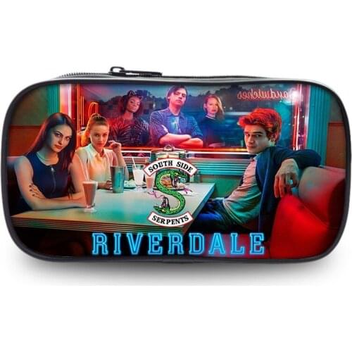 Riverdale Wallet Pencil Case South Side Serpents Children School Bags Boys Girls