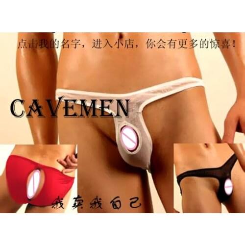 In front of the hole Behind the open crotch*516*sexy Underwear Triangle pants Trousers Suit Jacket boxer free shipping