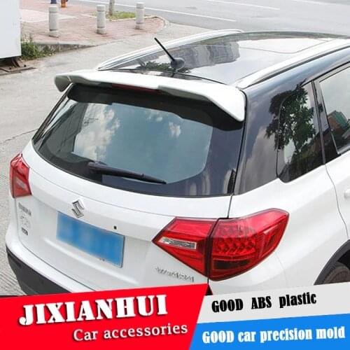 For Vitara Spoiler 2016-2018 Suzuki Vitara Spoiler YCK ABS plastic Material Car Rear Wing Color Rear Spoiler