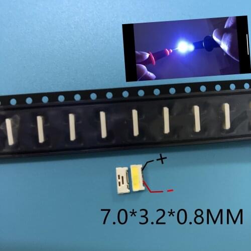1000pcs LUMENS LED Backlight Edge LED Series 0.7W 3V 7032 Cool white For SAMSUNG LED LCD Backlight TV Applicatio A150GKCBBUP5A