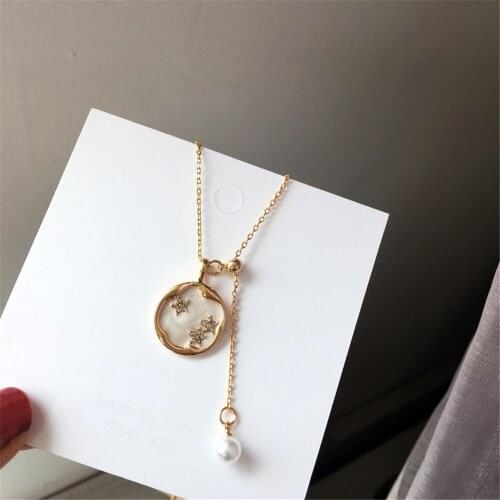 Shamir Contracted Only Beautiful Necklace Made Of Metal Repair Neck Collar Bone Chain Let Calvin Students Necklace Women Jewelry