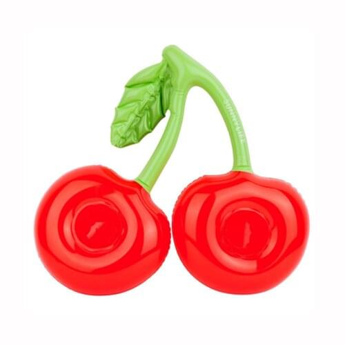 1PC Inflatable Cherry Crab Cup Holder Pool Party Float Drink Holder Swimming Pool Float Beer Cooler Pool Toy Floating Coasters