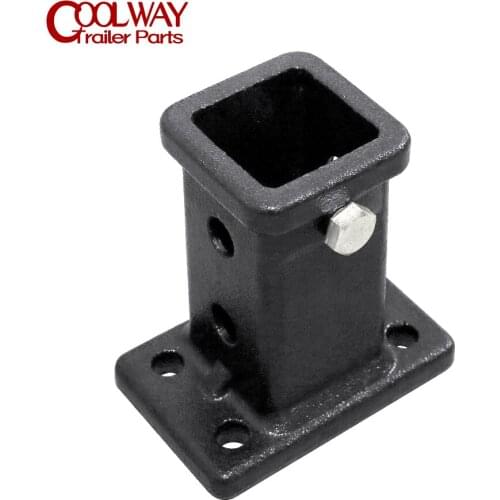 2 Inch Tow Bar Hitch Receiver Tube Bolt On Adapter Trailer Camper RV Parts Caravan Accessories