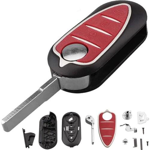 1 Pc 3 Buttons Useful Car Remote Key Shell Case Replacement Car Key Case Fit for Alfa Romeo Mito 159 GTA Cars
