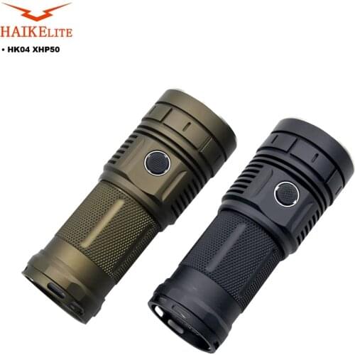 Haikelite HK04 4 x XHP50.2 13000LM Anduril UI Super Bright Flashlight - Desert 6500K