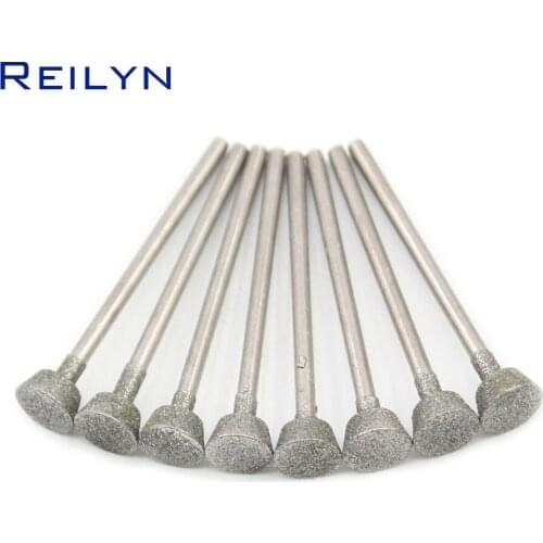 E-Type1 Grind Bits Emergy Diamond Grinding Burr Peeling Polishing for Dremel Teeth Machine