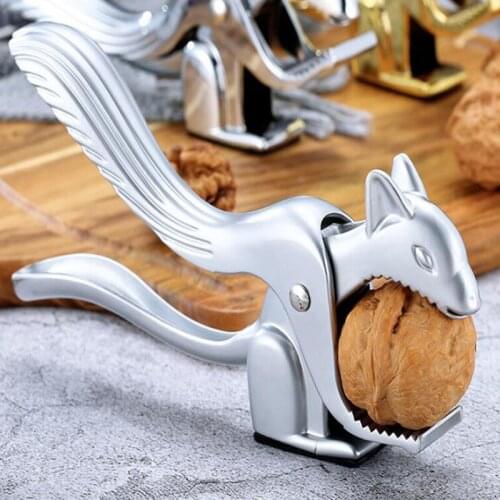 Squirrel Shape Nutcracker Sheller Crack almond Walnut Pecan Hazelnut Filbert Nut Kitchen Clip Tool Clamp Plier