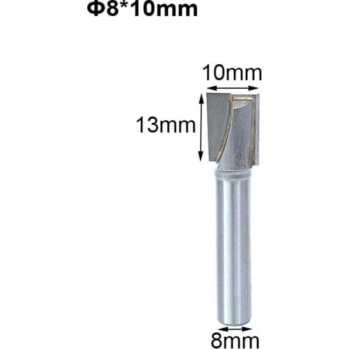 1pc 8mm Surface trimming Bottom Cleaning Bit Wood Milling Cutting slotting CNC Router Mill End Milling Cutter For Woodworking