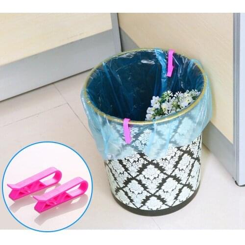 Kitchen Organizer Clip Universal Trash Bag Fixed Clip Garbage Bags Kitchen Accessories Garbage Clamp Bag Clips Dustbin Clamp Hot