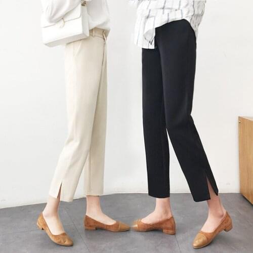 LOKEDIKE Women's Straight Trousers