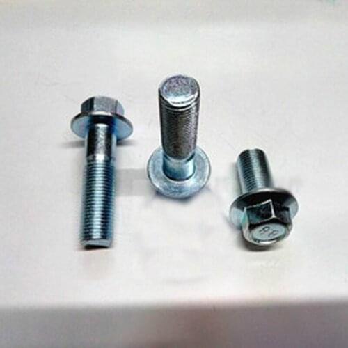 M10 Hex Flange Head Screw Hexagonal Screws Carbon Steel 8.8 Grade Bolts 16-60mm Length