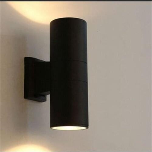 Outdoor led wall lamp waterproof simple creative modern minimalist outdoor waterproof wall lamp aluminum double head up and down