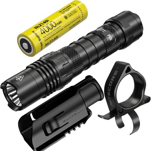 NITECORE P10i Ultra Compact Tactical Flashlight 1800 Lumens type-c charging Rechargeable Torch Light With 21700 4000mAh battery
