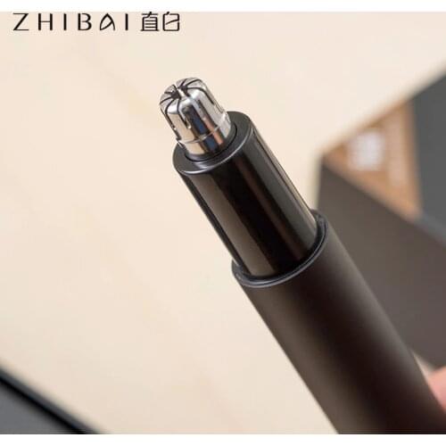ZHIBAI Mini Electric Nose Hair Trimmers MenSafe Nasal Hair Shaving Machine Waterproof Hair Trimmer Removal Portable cleaner