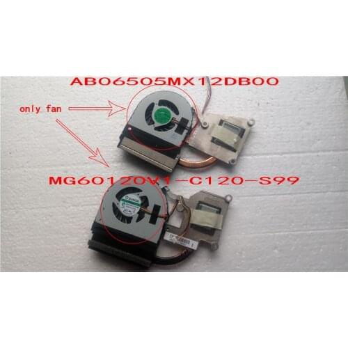 Heatsink fan For Lenovo N585 N586 N580 N581 G485 G585 G580 G480A G480M AB06505MX12DB00 0QAWGH MG60120V1-C120-S99 UDQFLJP04DCM
