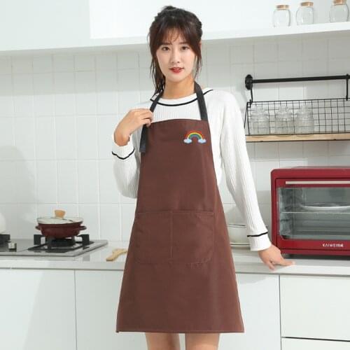 Waterproof and oil-proof material apron home kitchen apparel home daily necessities Japanese home commercial overalls