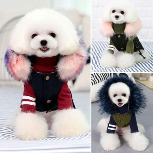 Winter Pet Dog Clothes Warm Puppy Vest Jacket For Small Medium Dogs Windproof Pet Coat Thicker Hoodies Pet Supplies