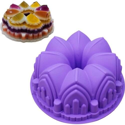 2 PCS Cake Mold Round Shape Silicone Bread Pan Toast Bread Mold Cake Tray 2 Types Homemade Baking Cake Tools Kitchen Supplies
