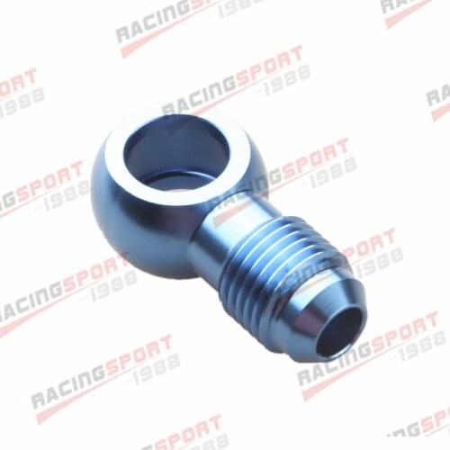 Aluminum Banjo Bolt AN6 -6AN To 12.5mm Brake Fitting Blue