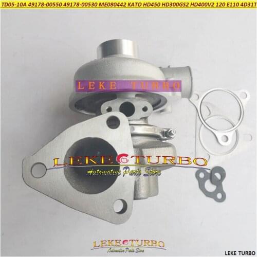 Free Ship Turbocharger TD05-10A 49178-00530 49178-00550 Turbo For Sumitomo 120 KATO HD300 HD400 HD450 E110 For Mitsubishi 4D31T