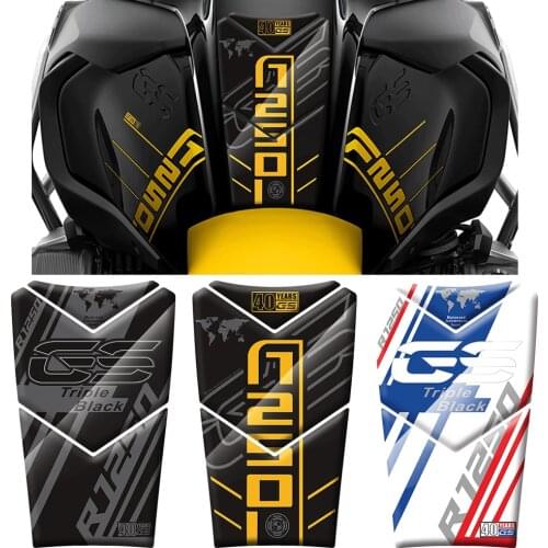 3D Resin Motorcycle Tank Pad Protector Case For BMW R1250GS R1250 GS ADV Adventure