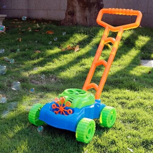 Children Hand Push Bubble Car toys for kids fashion Bubble Lawn Mower Outdoor Bubble Blowing kids toys giocattoli bambini