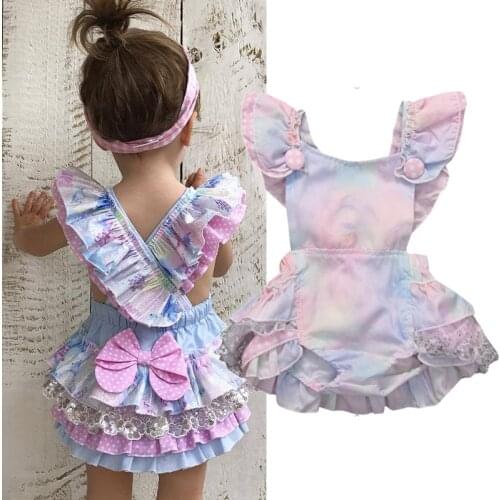 FCLHDWKK Bodysuit For Baby Girls