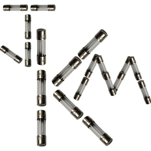 JKM 60 PCS Disposable high quality glass fuse 3A 5A 8A 10A 15A 20A car cigarette lighter accessories DIY fast melting glass tube