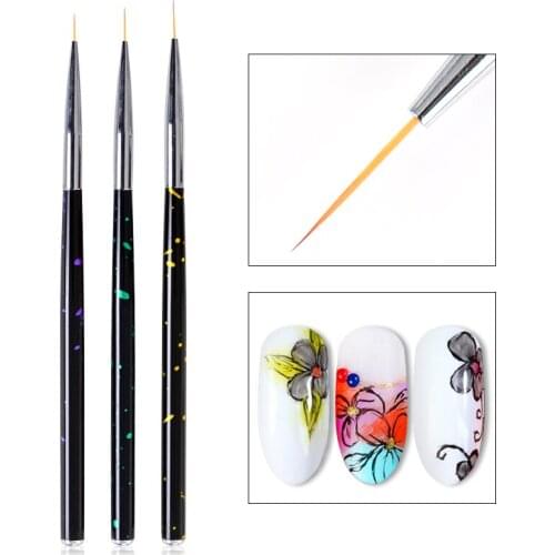 Nail Brush For Manicure Gel Nail Polish Fiber Hair Brush Nail Art Brush For Gradient Gel Painting Drawing Pen Point Nail Design