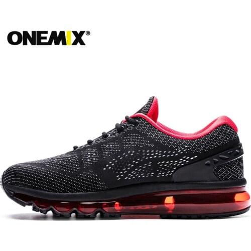 ONEMIX Summer Men Running Air Shoes Breathable Damping Light Sport Shoes Outdoor Sneaker Zapatos De Hombre Athletic Sneakers
