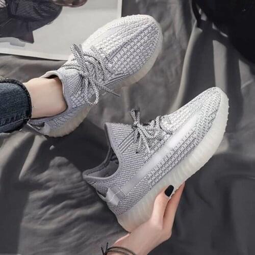 Women Sneakers Fashion Summer Gray Black Damping Lace Up Flat Breathable Mesh Shoes Tenis Feminino Casual Zapatillas Mujer