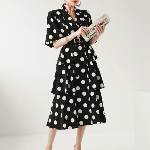 Lady Laixi Summer Polka Dot Dresses