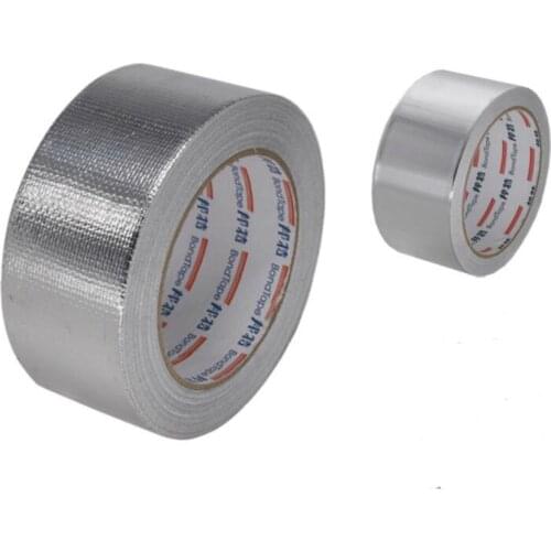 Glass fiber cloth aluminum foil tape insulation high temperature resistant 25m