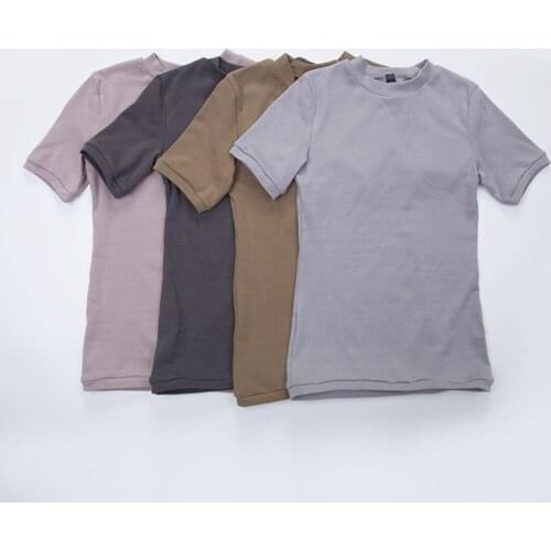 Summer crop top t shirt sexy vintage t shirt women cotton tshirt casual vintage clothes korean faded t-shirt for women