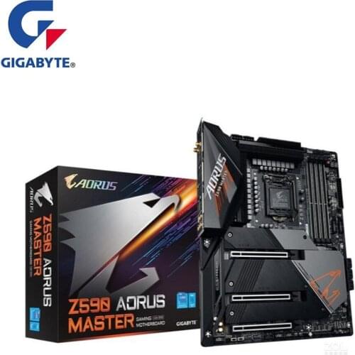 NEW For Gigabyte GA Z590 AORUS MASTER Motherboard LGA 1200 Z590 Desktop Mainboard Support i3 i5 i7 10400F 10400 10100F 10700K