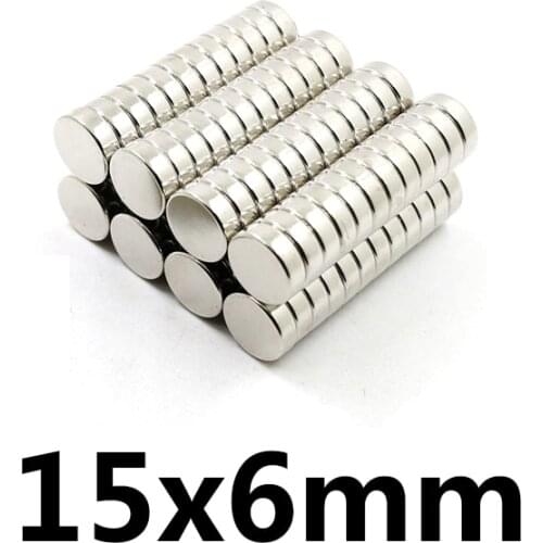 10/30/50 pcs Powerful Magnets 15x6mm Bulk Sheet Neodymium Magnet 15*6mm