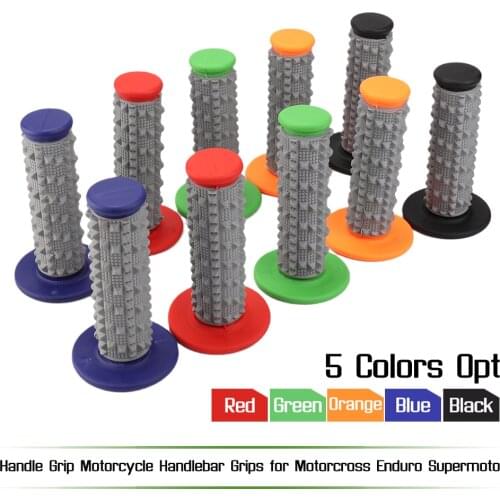 TPE Rubber Soft Handlebar Grips For Motorcycle Pit Dirt Bike Motocross Enduro Supermoto CRF YZF WRF KXF KLX RMZ RMX DRZ